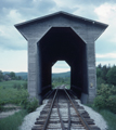 Wolcott (Fisher Covered Railroad Bridge) / St. Johnsbury & Lamoille County (6/3/1976)